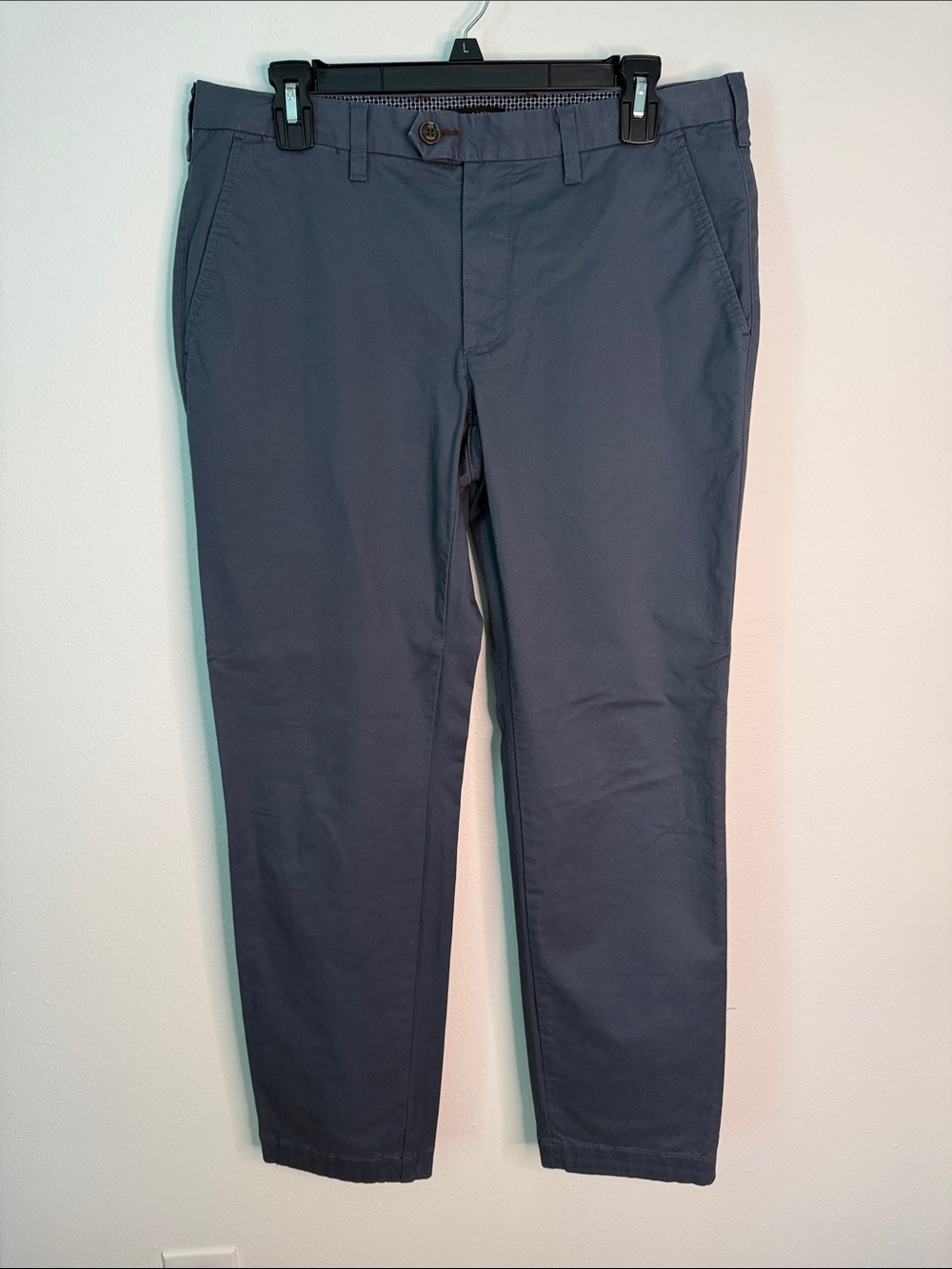 Ted Baker London Men’s Chino Trousers Blue Gray Size 32R 29” Inseam Like New